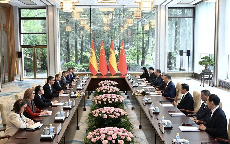 習(xí)近平會見西班牙首相桑切斯